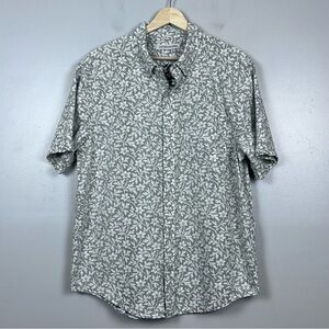 Outerknown Men's 100% Organic Cotton Floral Button Down Hawaiian Shirt Size M